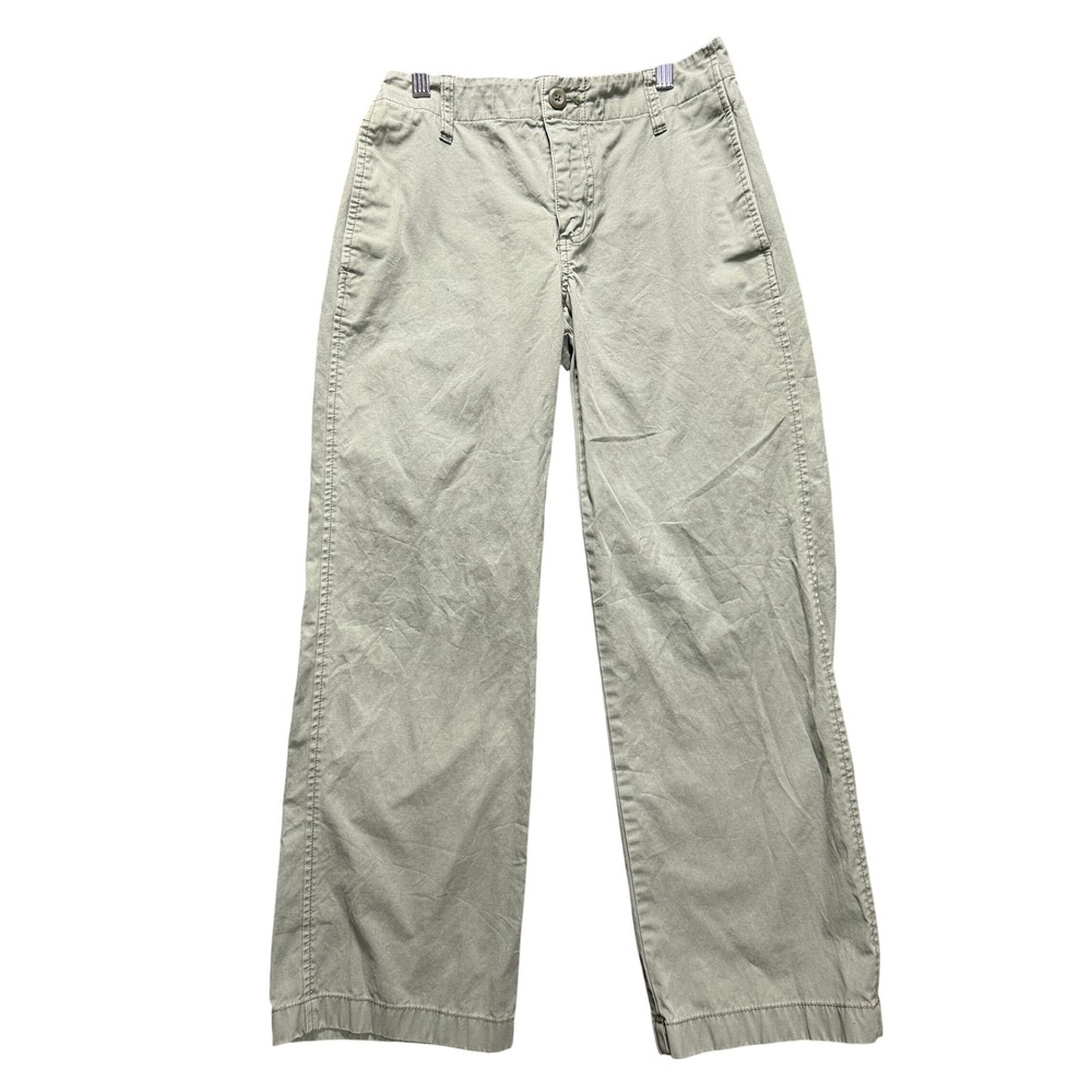J. Crew Chino Pants Womens 23P Sage Green Re-Imagined Straight Leg BP500